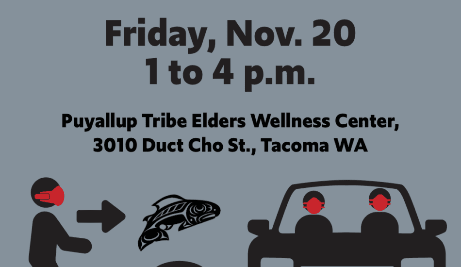 Smoked Fish and Pumpkin Pie Giveaway for Puyallup Tribal Elders