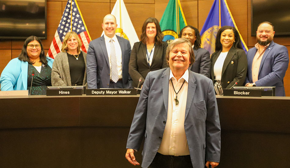 Chairman accepts Tacoma City Council proclamation on Native American Heritage Month