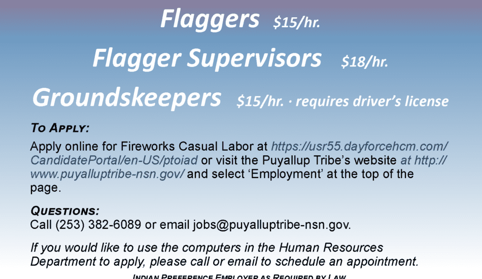 Apply Online for Fireworks Casual Labor