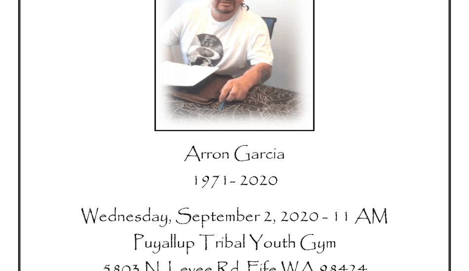 Funeral Service Information for Arron Garcia