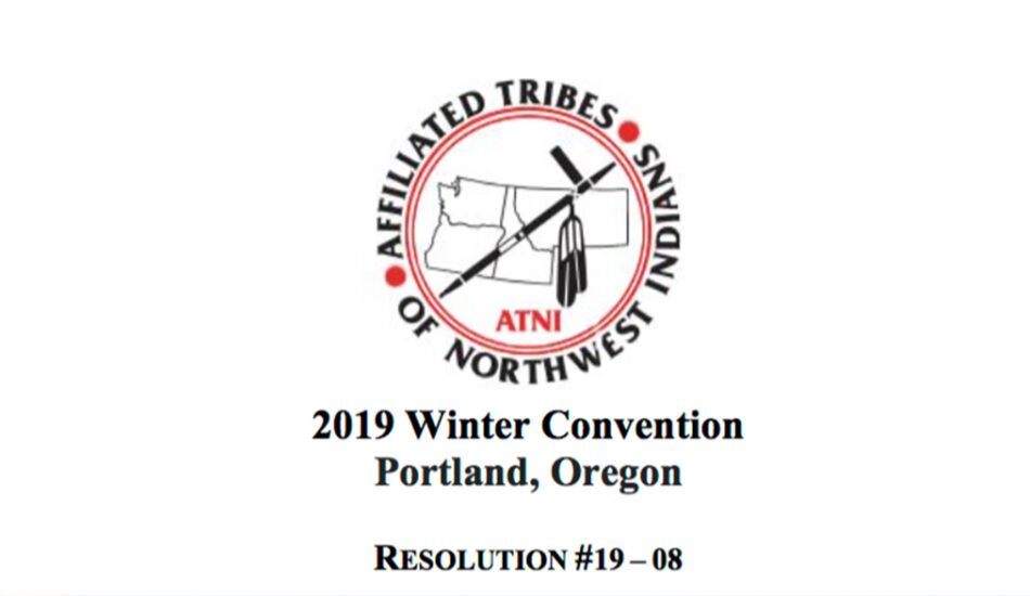 Affiliated Tribes of Northwest Indians 2019 Resolution on LNG