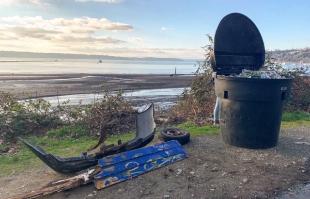 Volunteers Clear Tribal Beaches of Trash and Debris