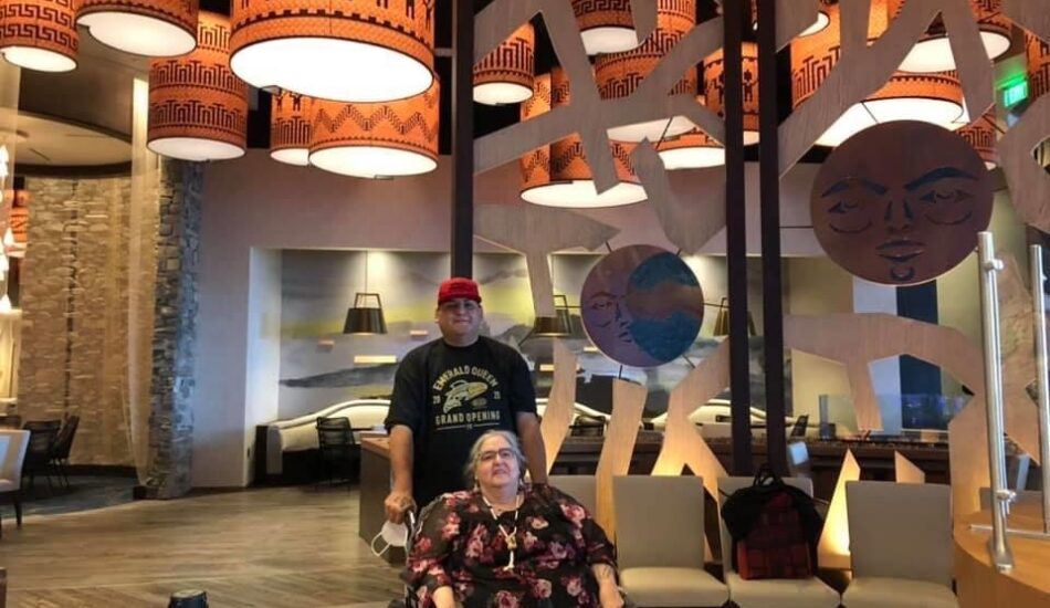 New Casino Features Light Fixtures Designed by Master Weaver Sharron Nelson
